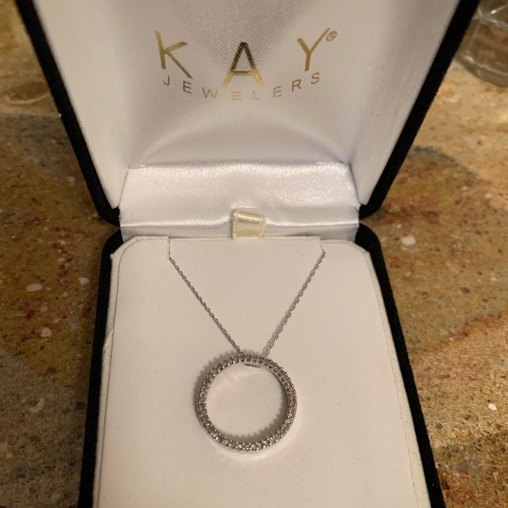 Diamond Circle Necklace from Kay - NEVER WORN!!!